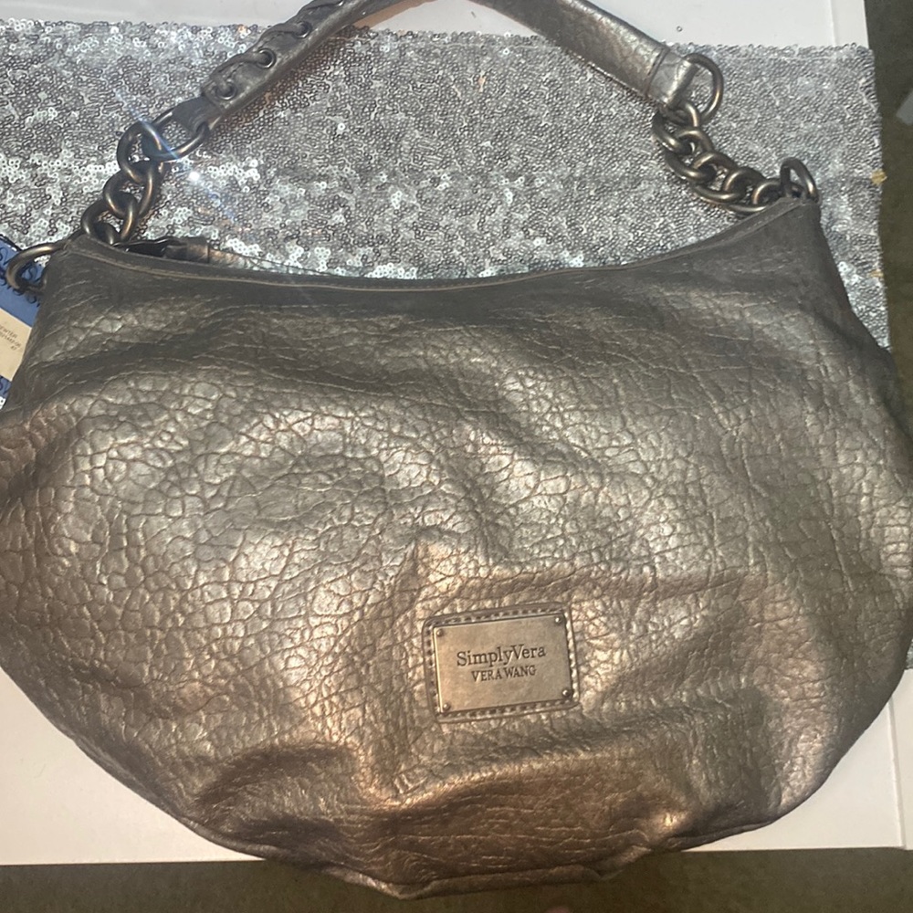 Pewter Colored Purse